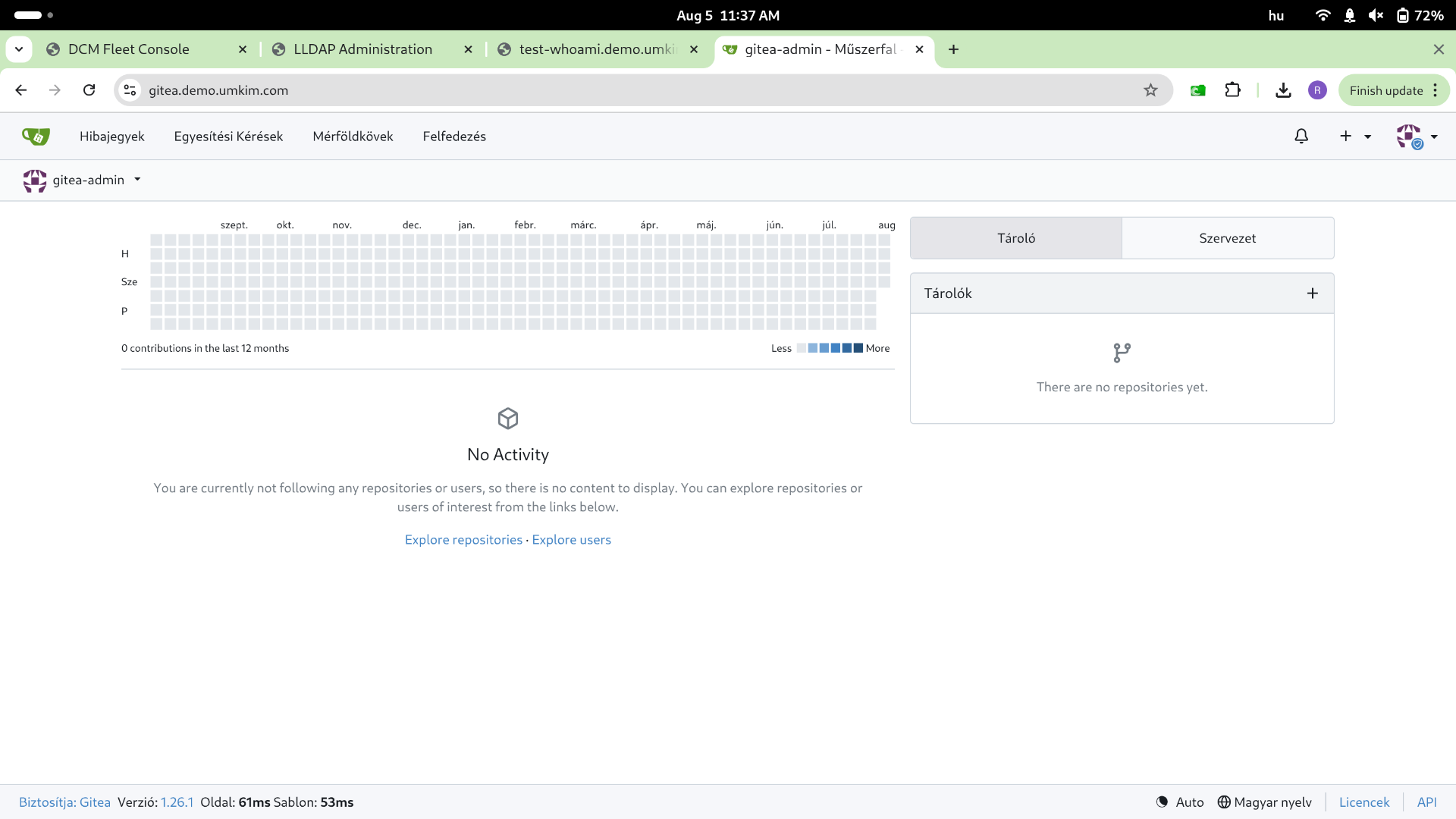 Gitea login