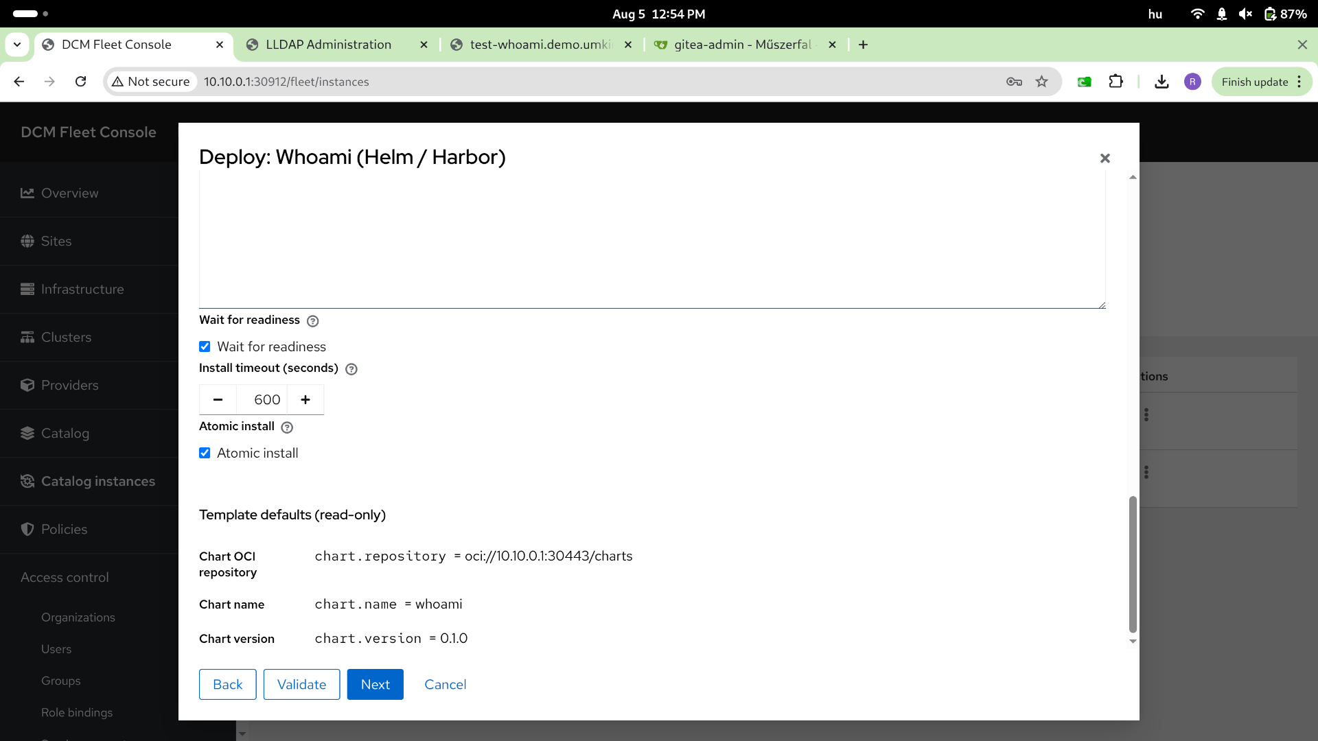 HA deploy — step 3