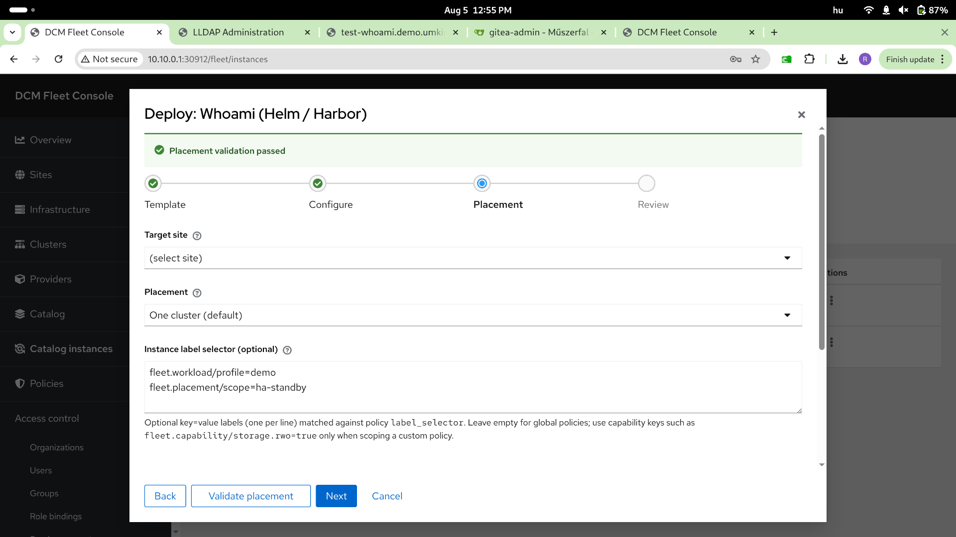 HA deploy — step 4